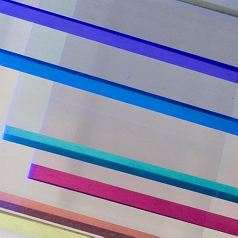 Picture of Cast Fluoedge Fluorescent Acrylic Sheet
