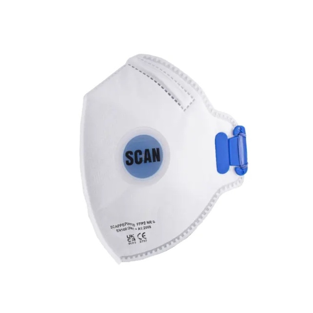 Picture of FFP2 Fold Flat Valved Disposable Face masks