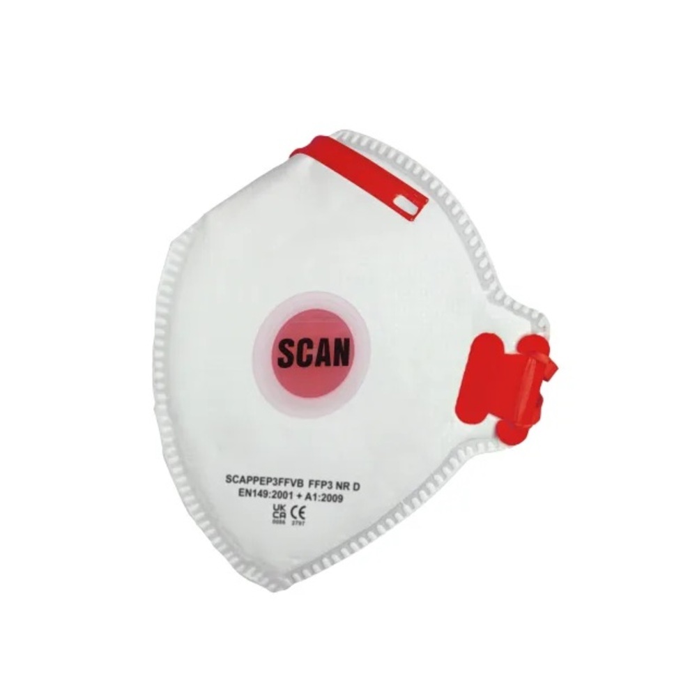 Picture of  FFP3 Fold Flat Disposable Valved Face masks