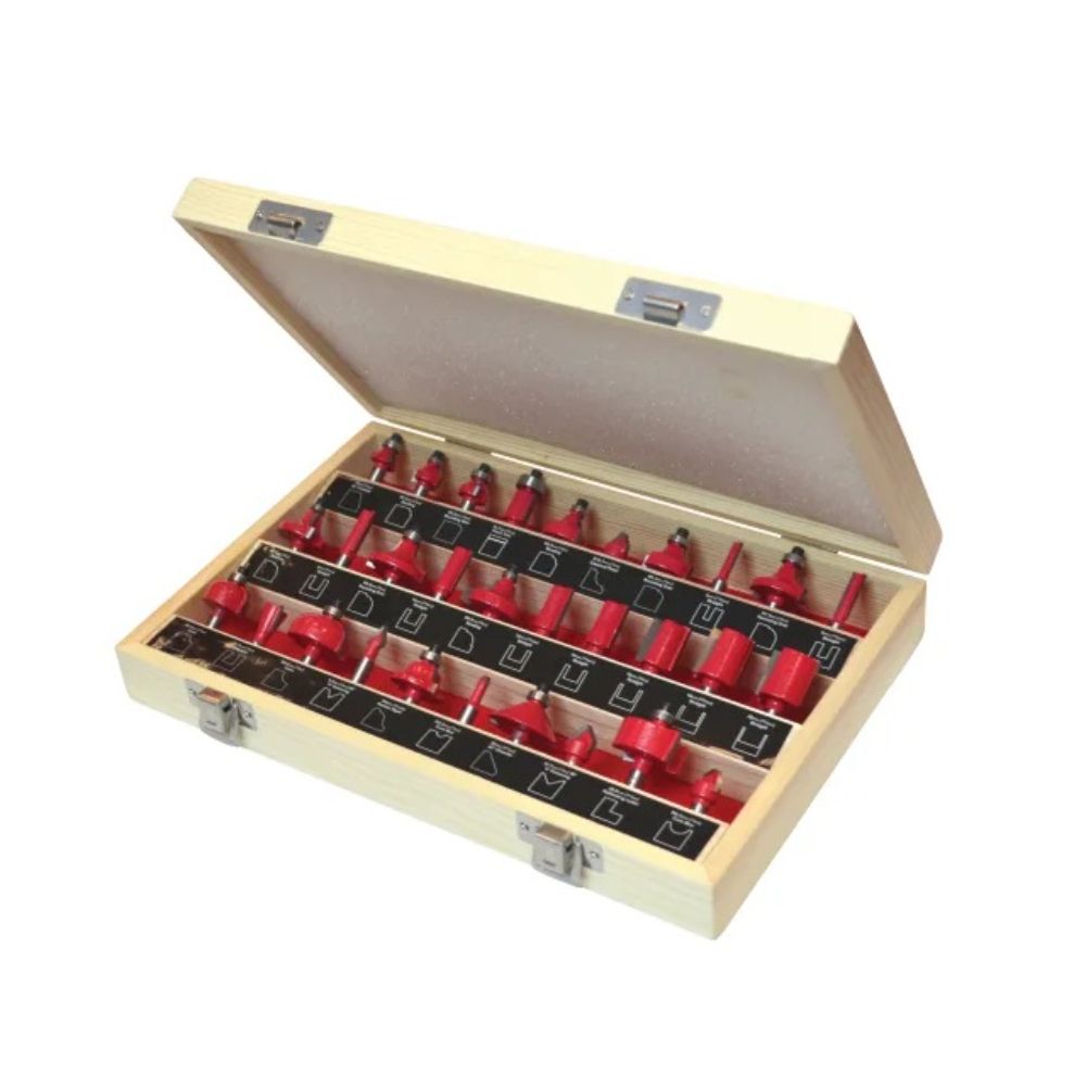 Picture of 1/4" TCT Router Bit 30 piece Set